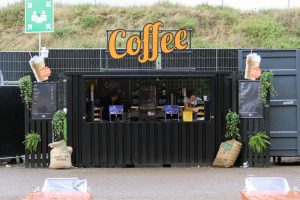Koffie container met barista inhuren
